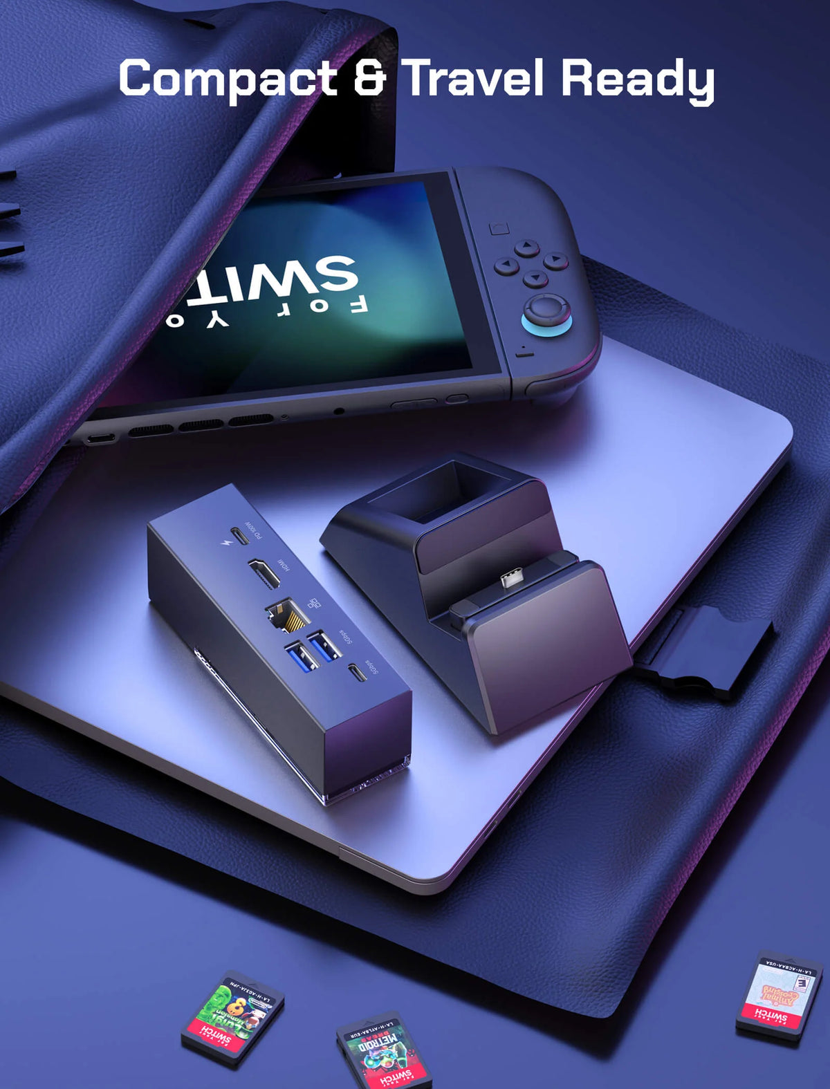 JSAUX GAMING Portable Console Docking Station