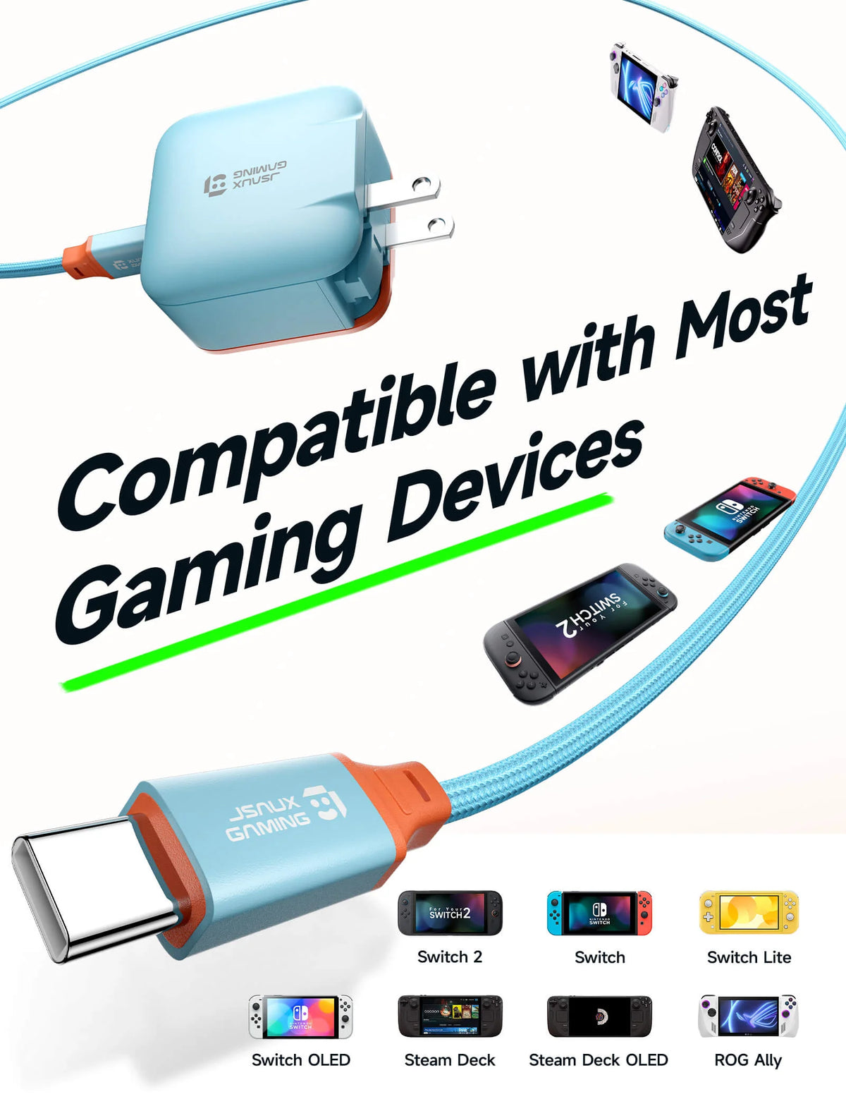 JSAUX GAMING Portable Console Docking Station