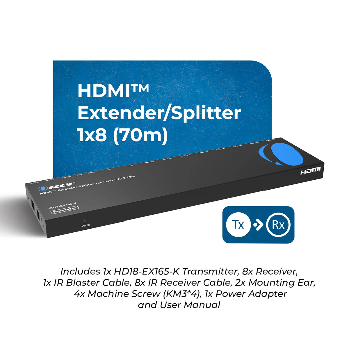 OREI HDMI Extender Splitter Kit