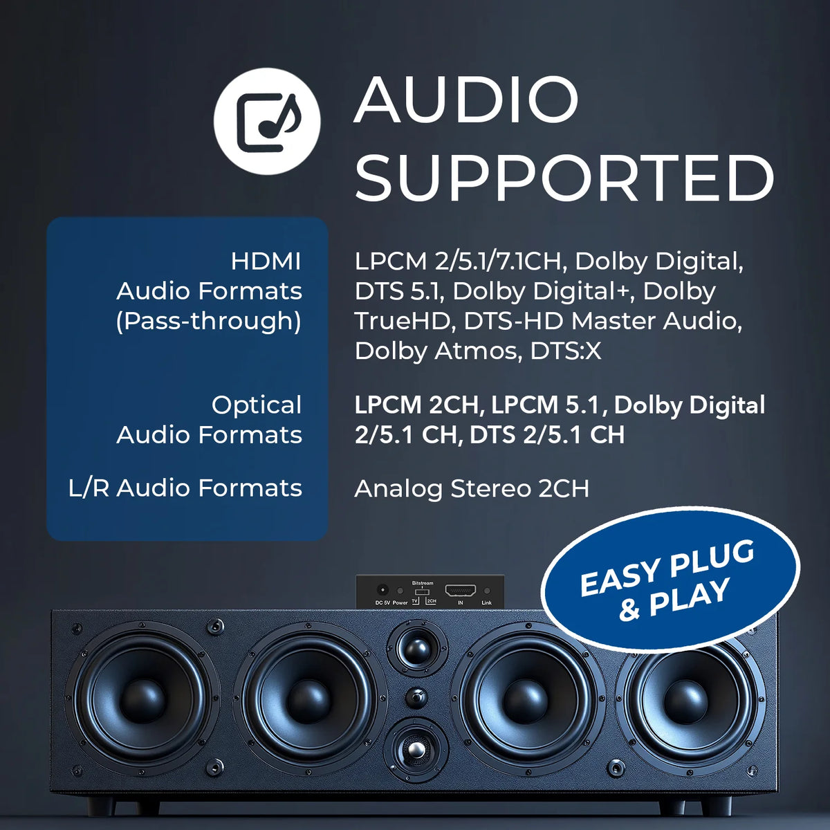 OREI HDMI Audio Extractor