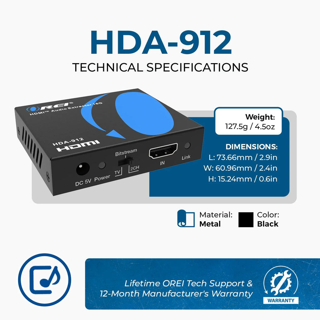 OREI HDMI Audio Extractor