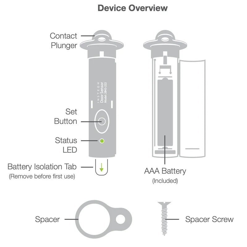 Insteon Wireless Hidden Door Sensor