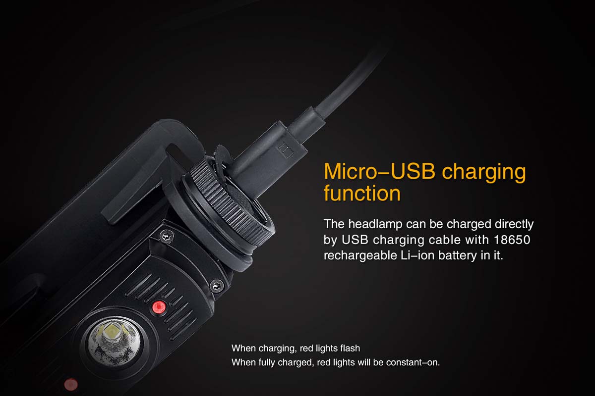 Fenix USB Rechargeable LED Headlamp
