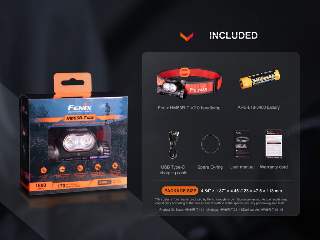 Fenix Rechargeable Trail Running Headlamp