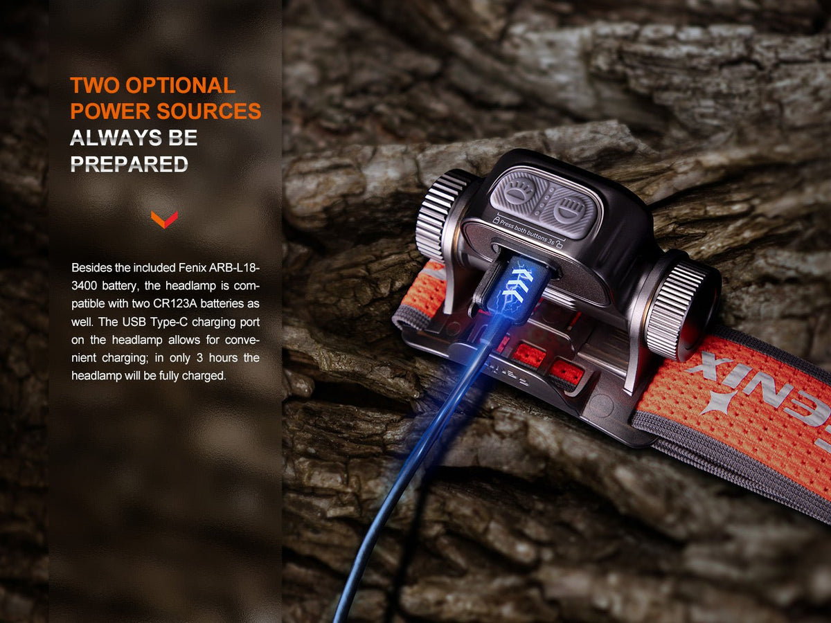 Fenix Rechargeable Trail Running Headlamp