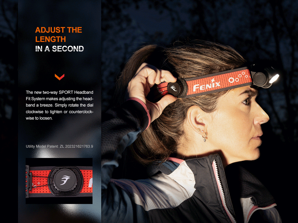 Fenix Rechargeable Trail Running Headlamp