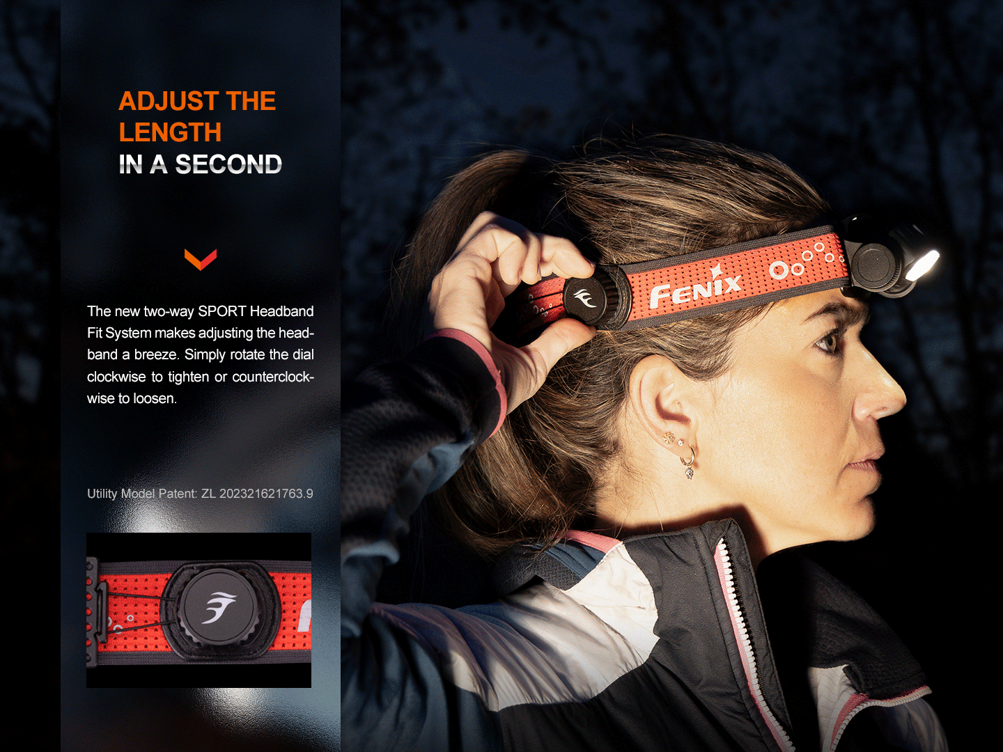 Fenix Rechargeable Trail Running Headlamp