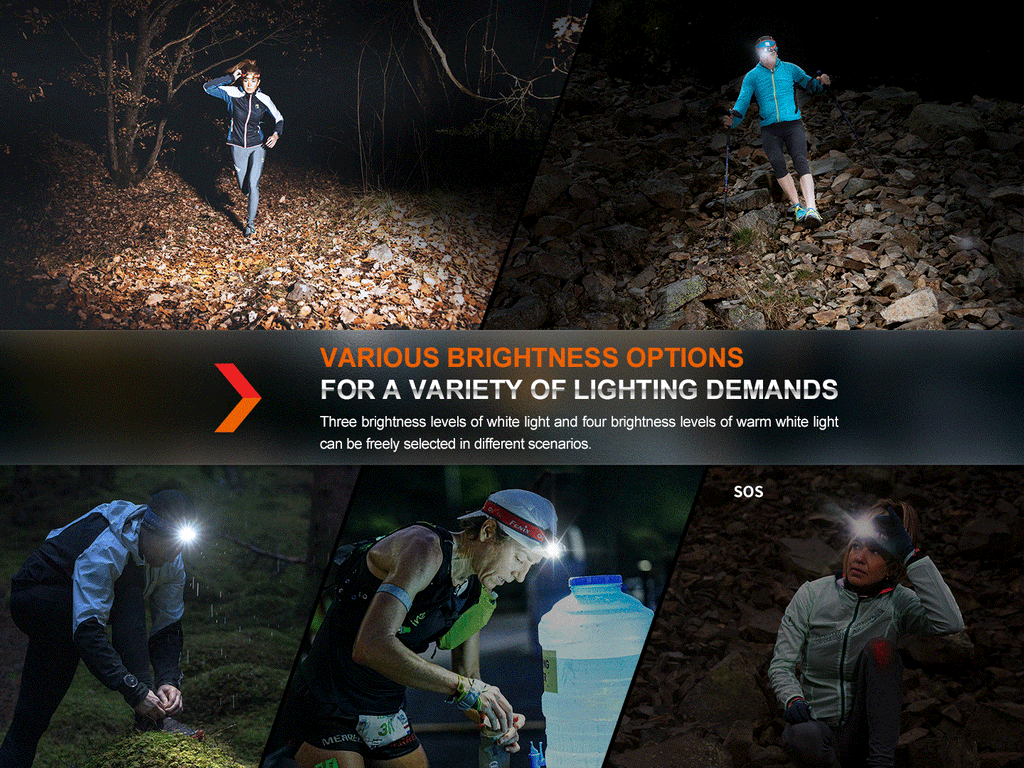 Fenix Rechargeable Trail Running Headlamp
