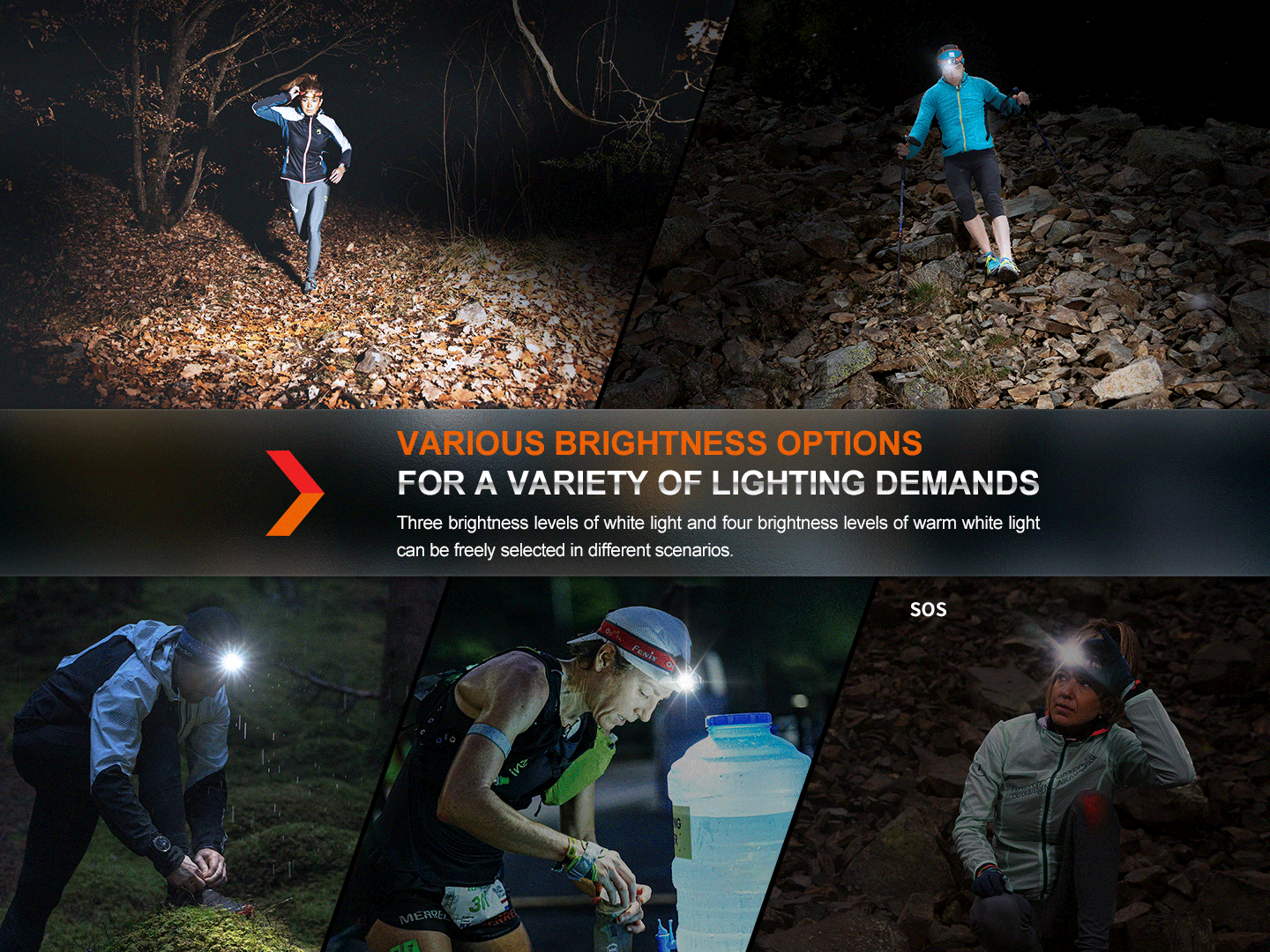 Fenix Rechargeable Trail Running Headlamp