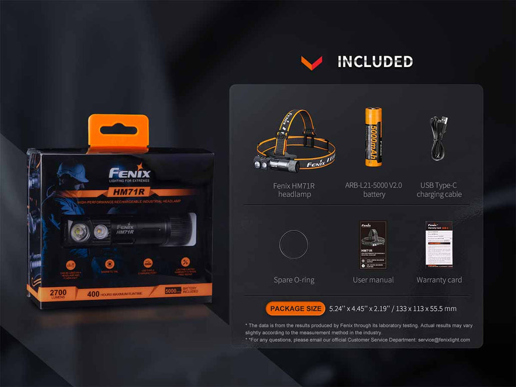 Fenix USB-C Rechargeable Headlamp