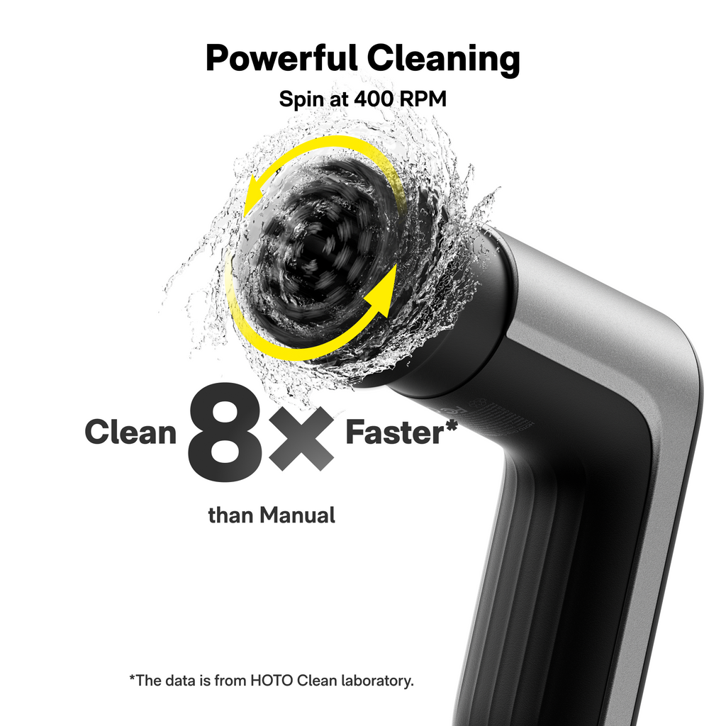 HOTO Cordless Electric Spin Scrubber