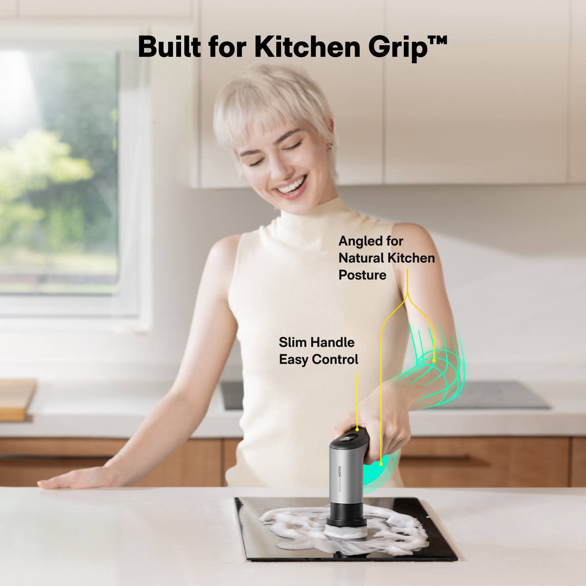 HOTO Cordless Electric Spin Scrubber