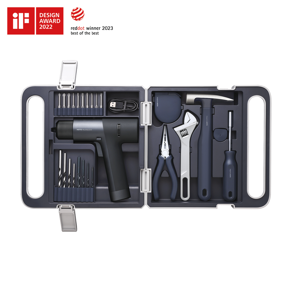 HOTO Cordless Drill Tool Set