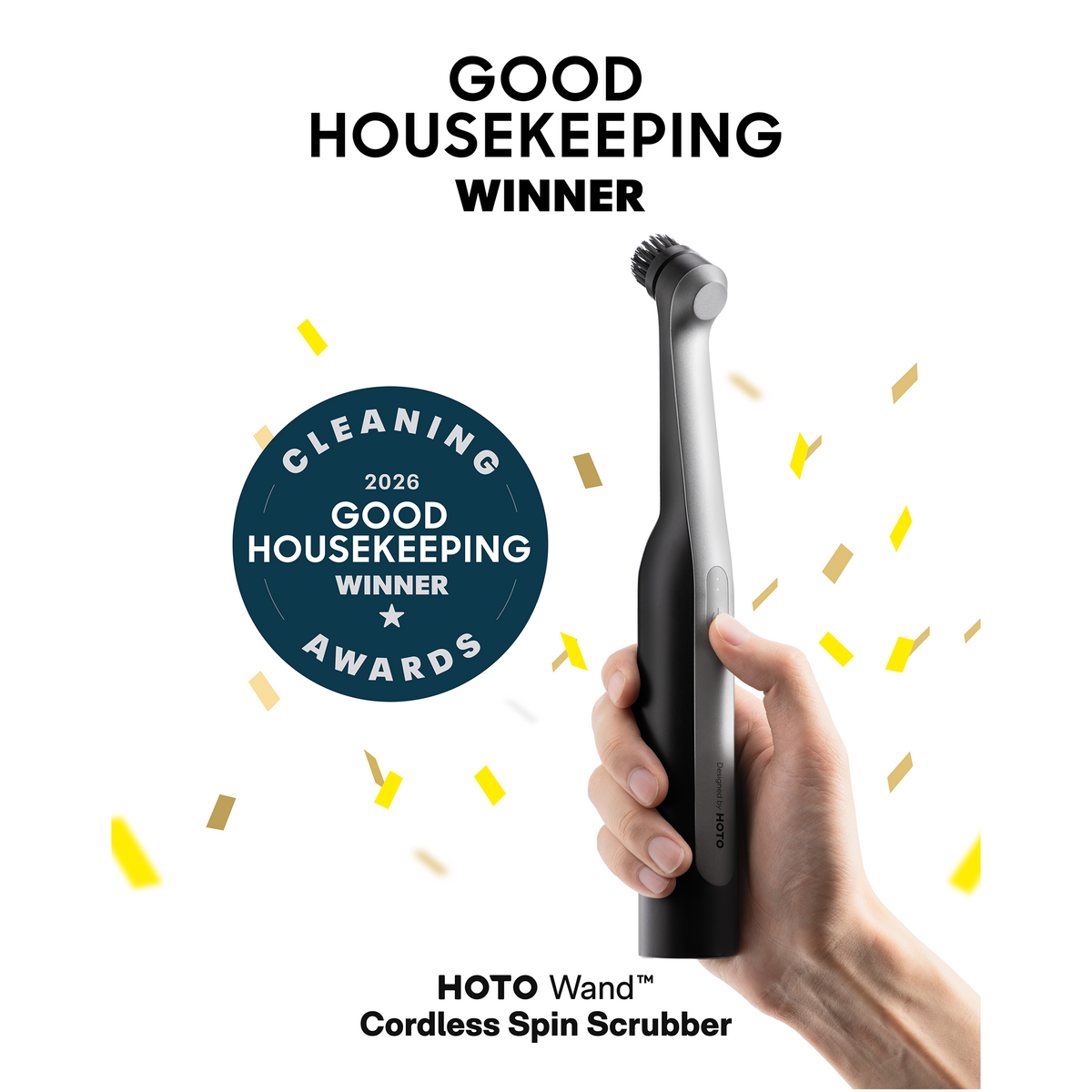 HOTO Cordless Electric Spin Scrubber
