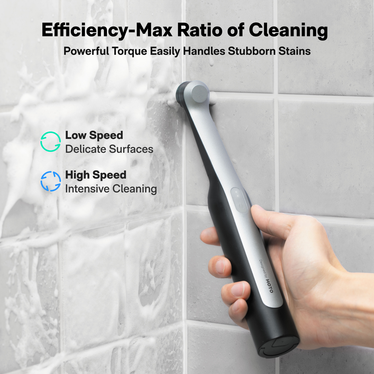 HOTO Cordless Electric Spin Scrubber