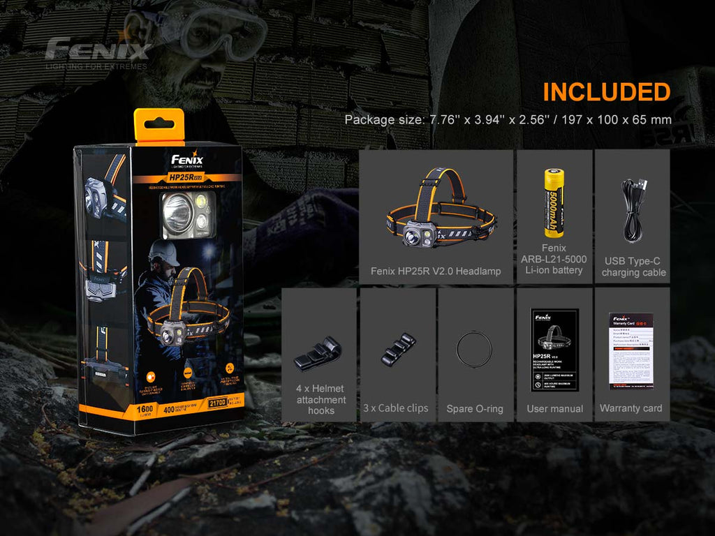 Fenix USB-C Rechargeable Headlamp