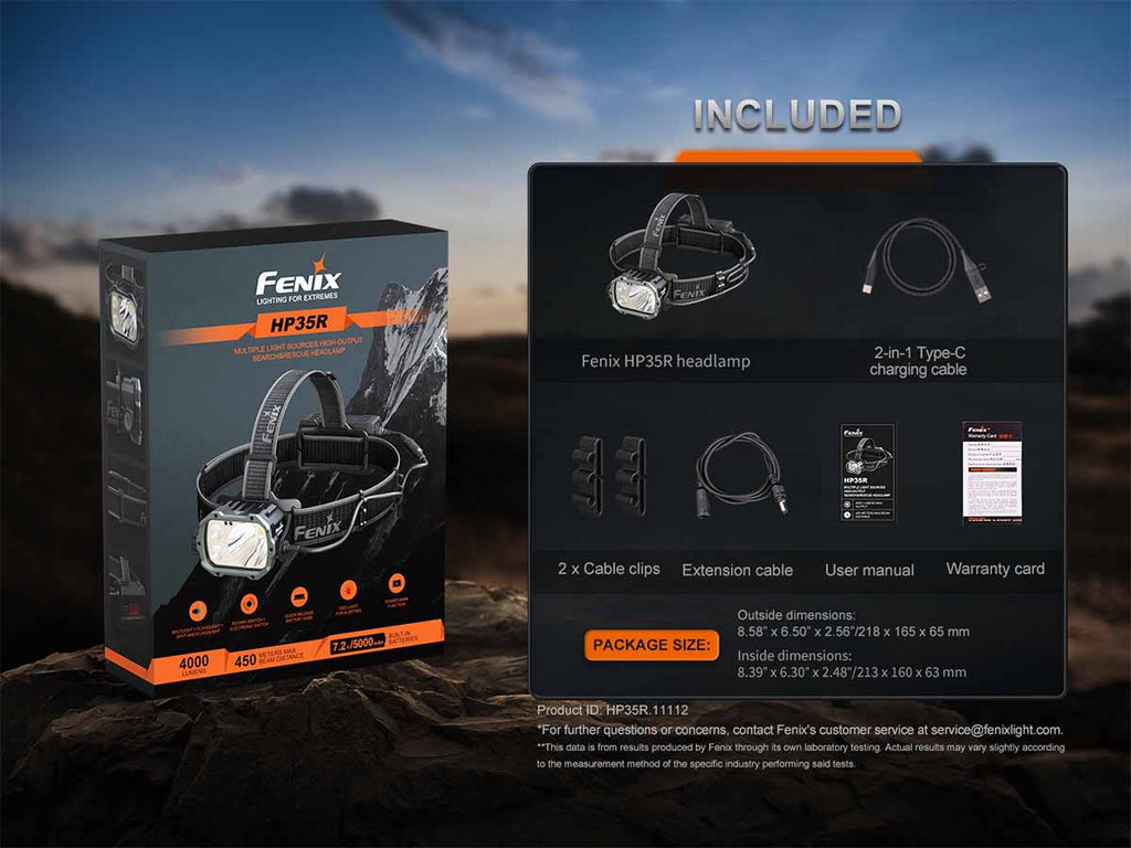 Fenix Rechargeable Professional Headlamp