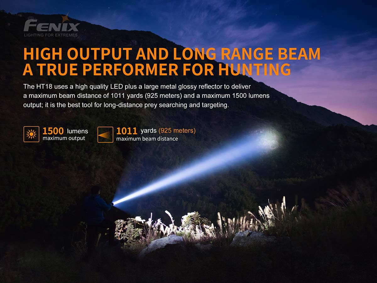 Fenix Handheld Hunting Flashlight
