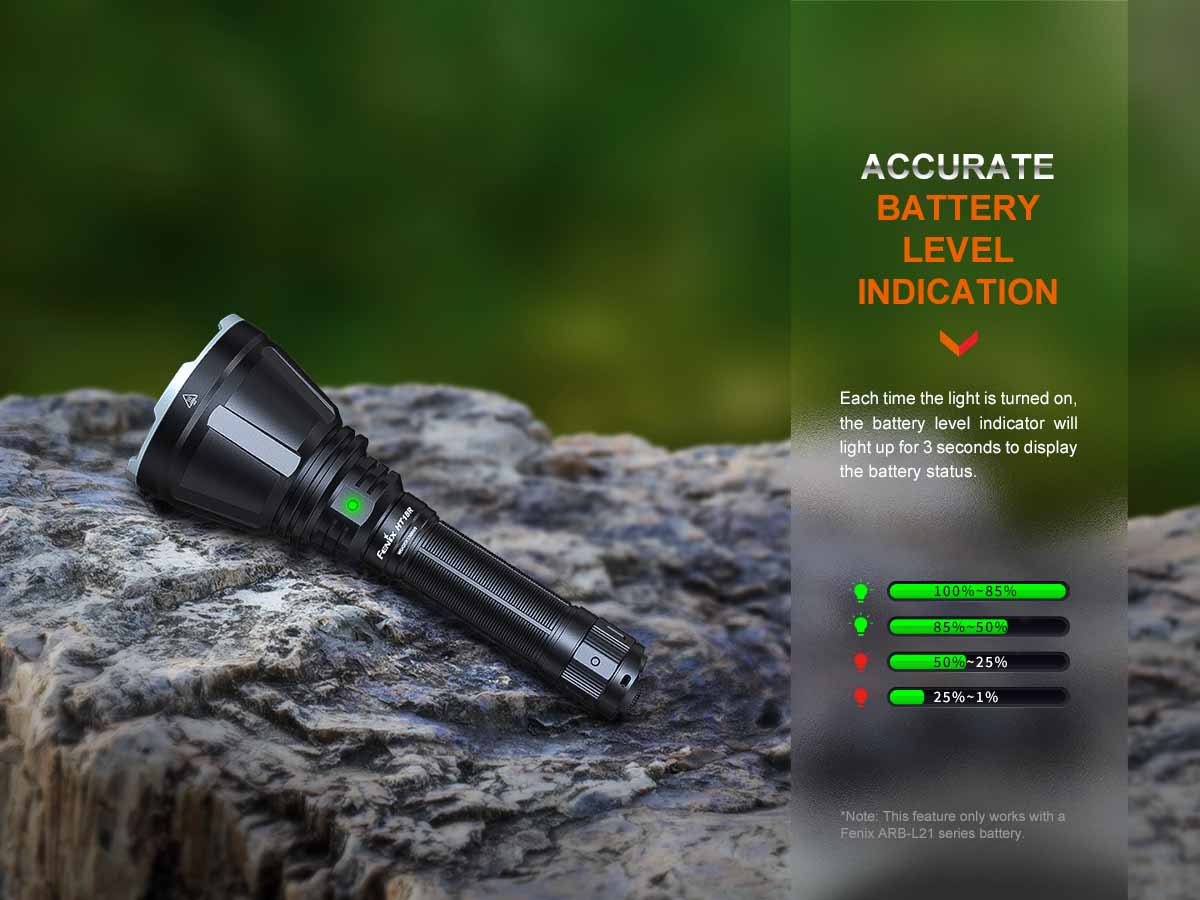 Fenix Long-Distance Rechargeable Flashlight