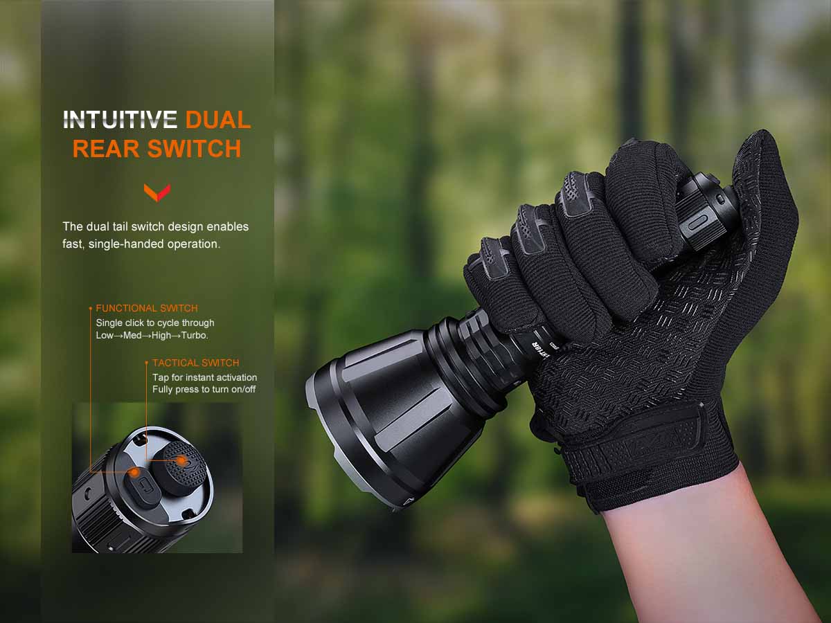Fenix Long-Distance Rechargeable Flashlight