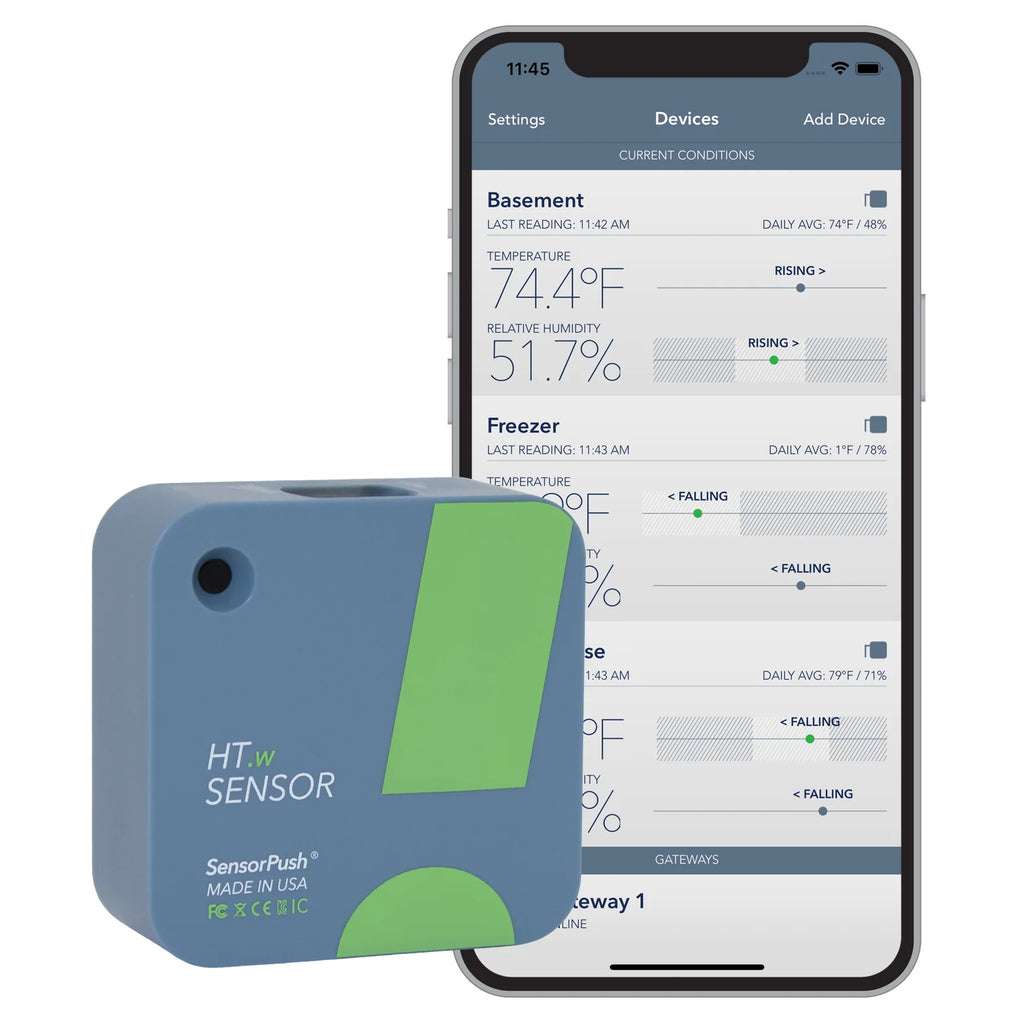SensorPush Temperature and Humidity Sensor