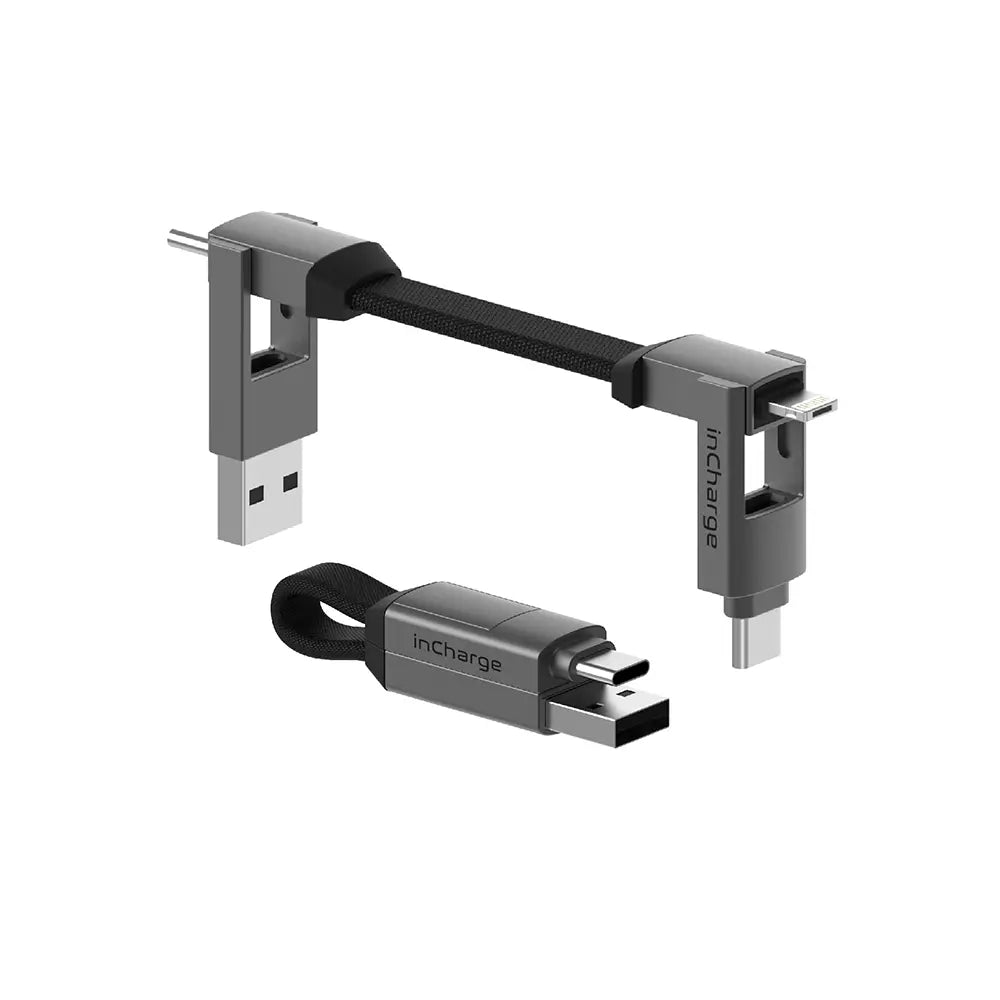 Rolling Square Multi-Connector USB Charging and Data Cable