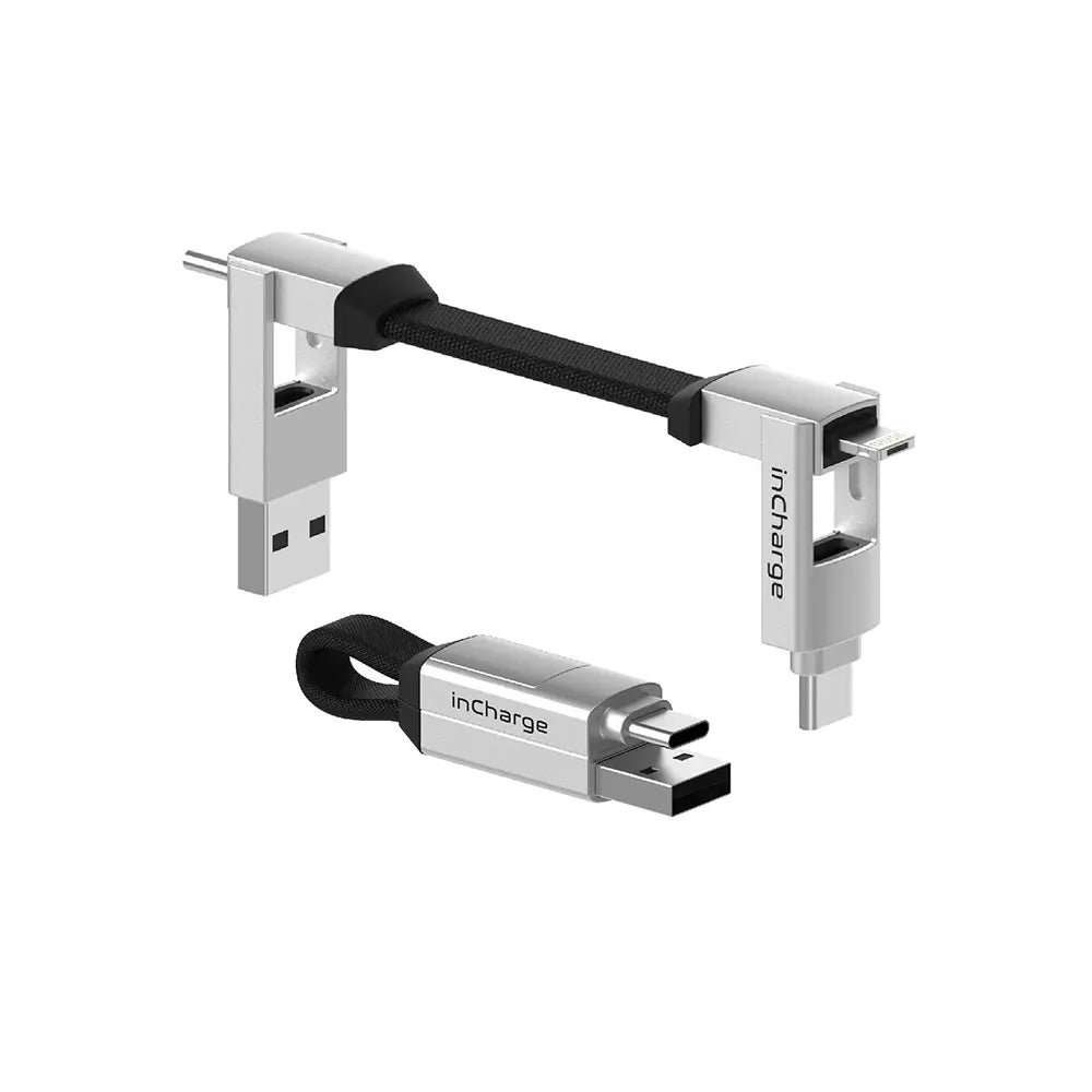 Rolling Square Multi-Connector USB Charging and Data Cable