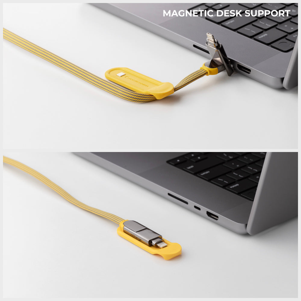 Rolling Square Multi-Connector USB Charging and Data Cable