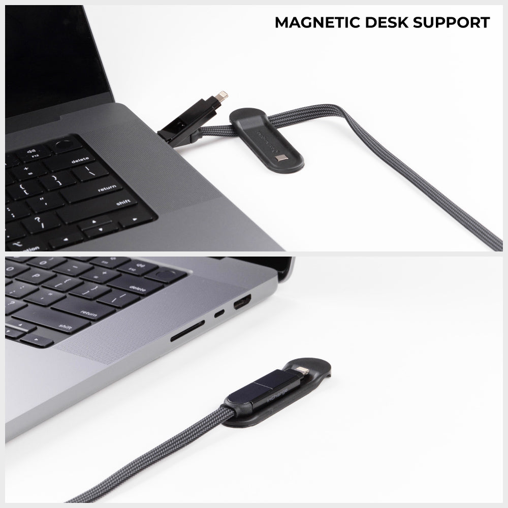 Rolling Square Multi-Connector USB Charging and Data Cable