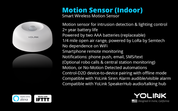 YoLink Motion Sensor Starter Kit