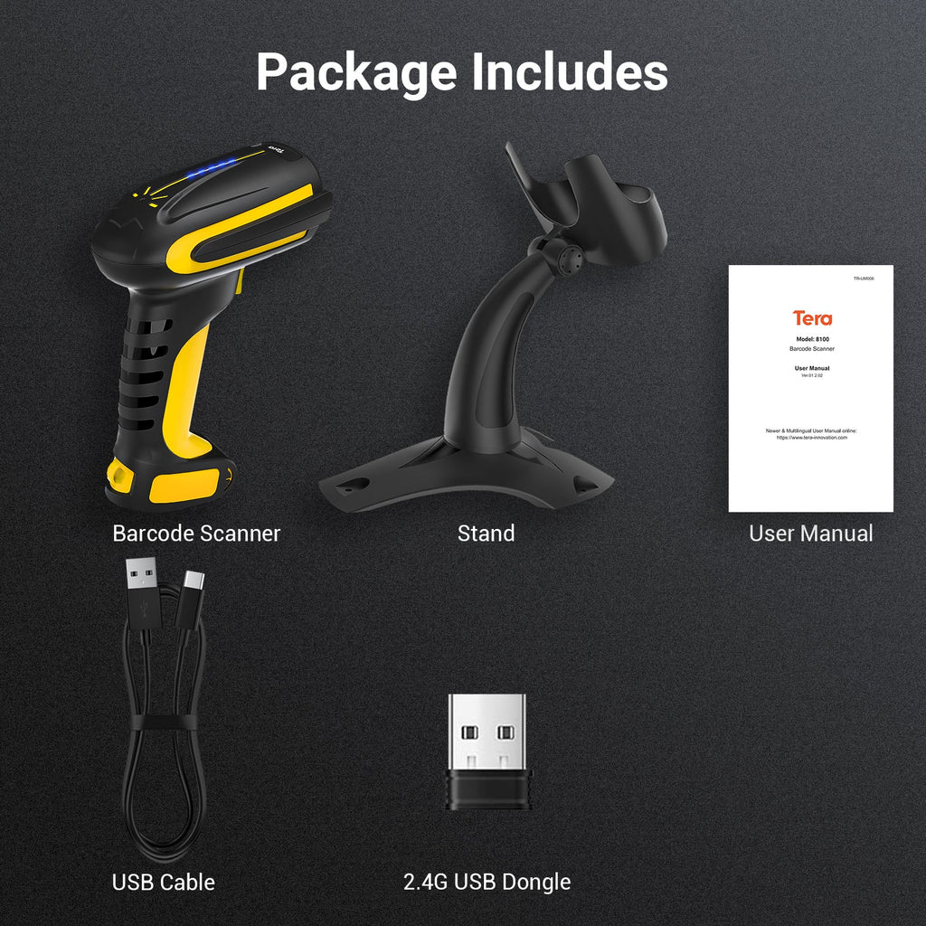 Tera Handheld Barcode Scanner