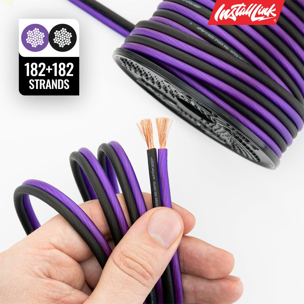 Install Link 12-Gauge OFC Speaker Wire