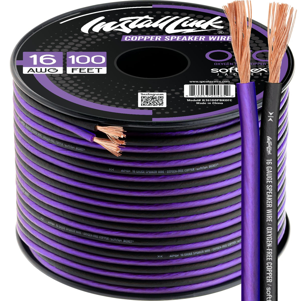 Install Link 16 AWG Speaker Wire