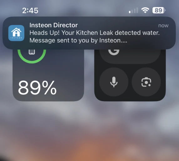 Insteon Wireless Water Leak Sensor