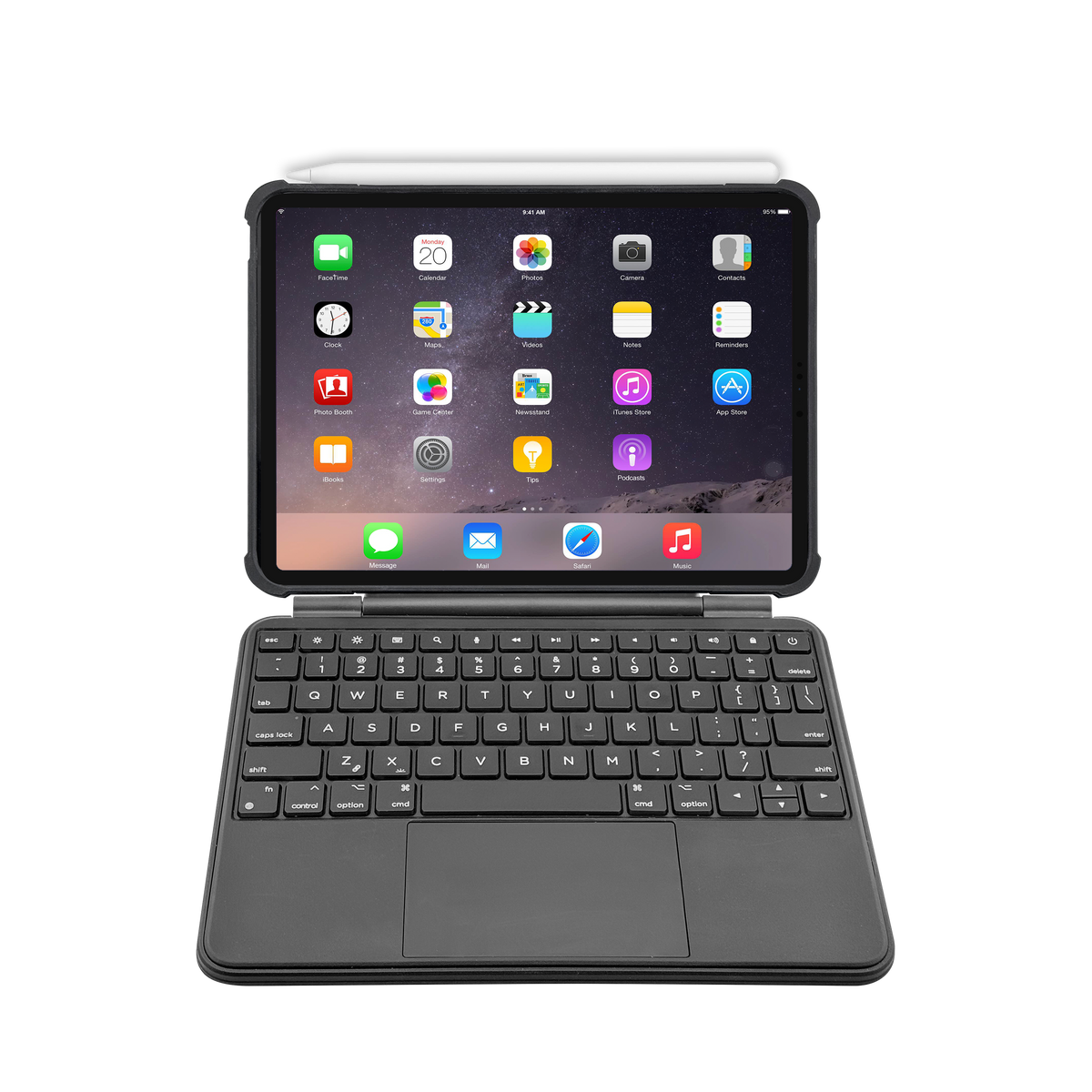 Macally Rugged iPad Keyboard Case