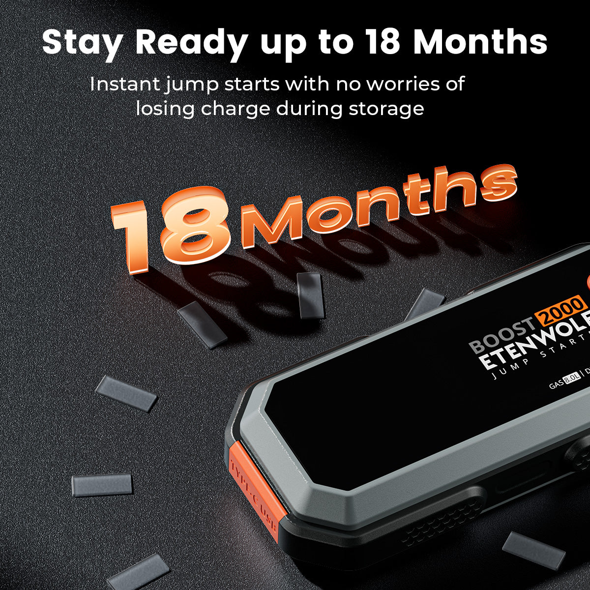 ETENWOLF Portable Vehicle Jump Starter