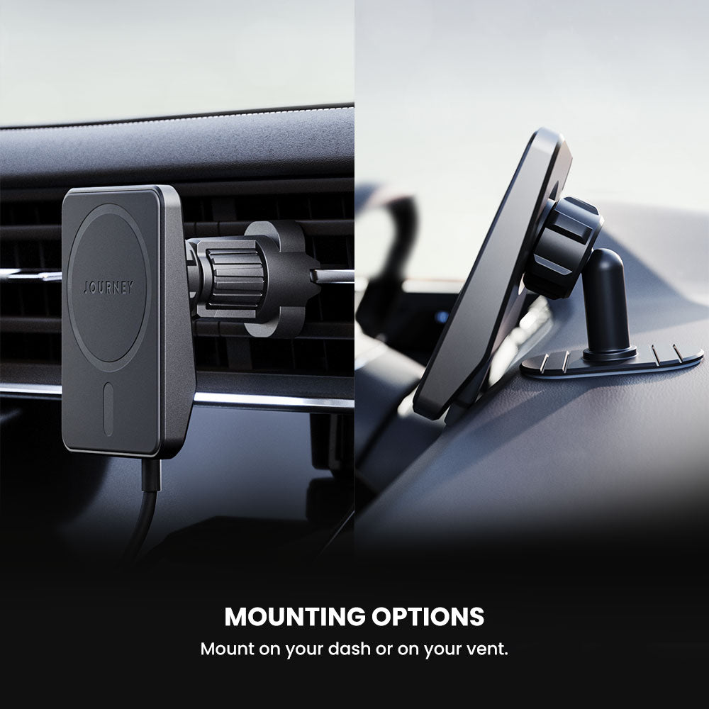 Journey Qi2 Magnetic Wireless Car Charger Mount