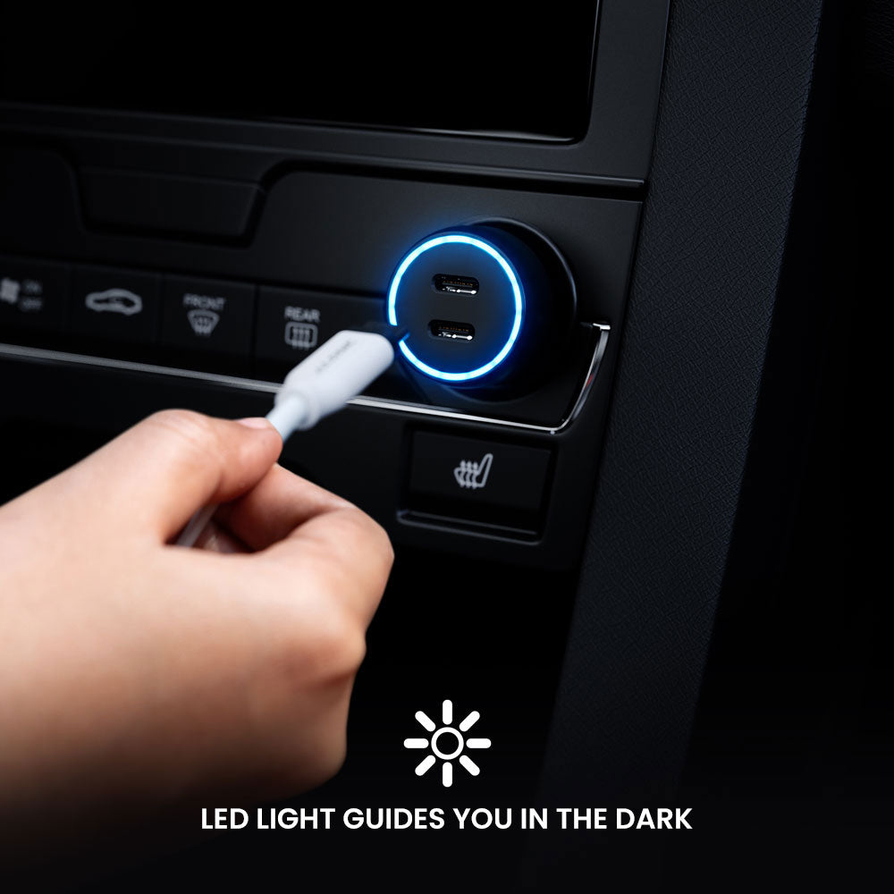 Journey Dual USB-C Car Charger