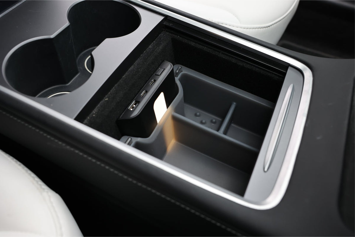 JOWUA LED Center Console Organizer Set