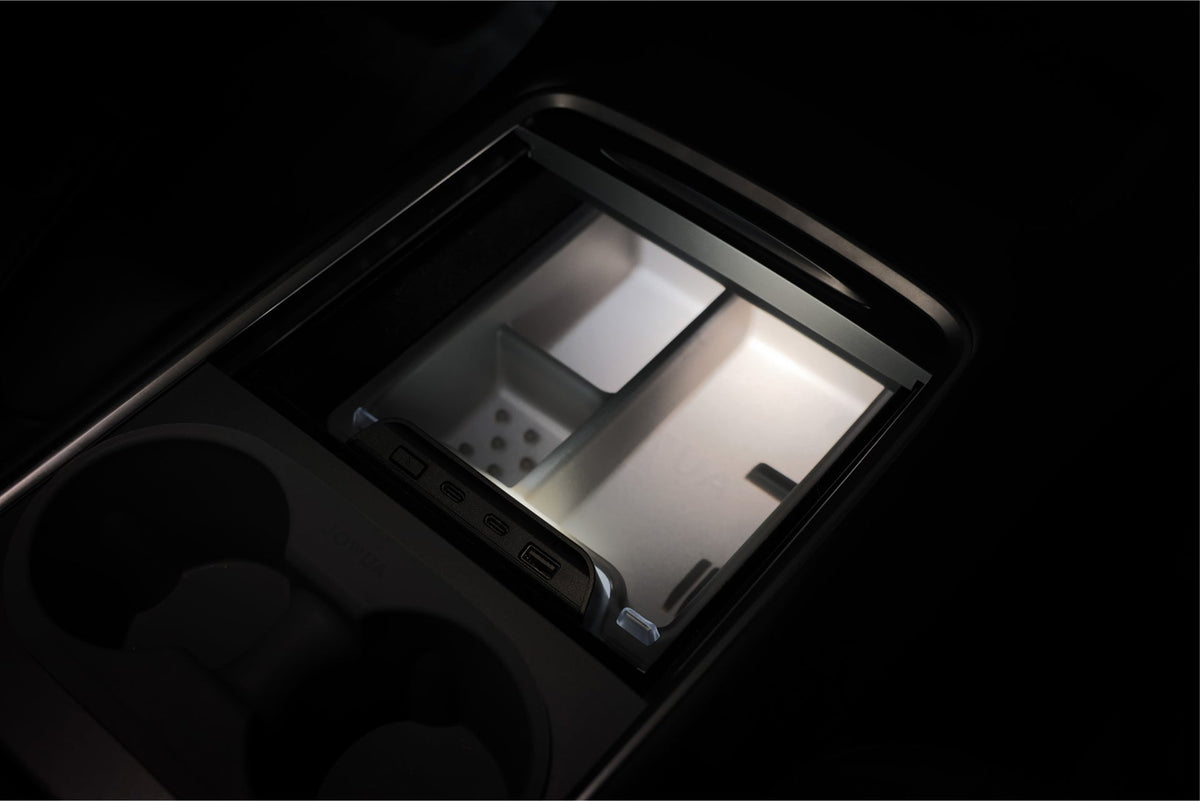 JOWUA LED Center Console Organizer Set