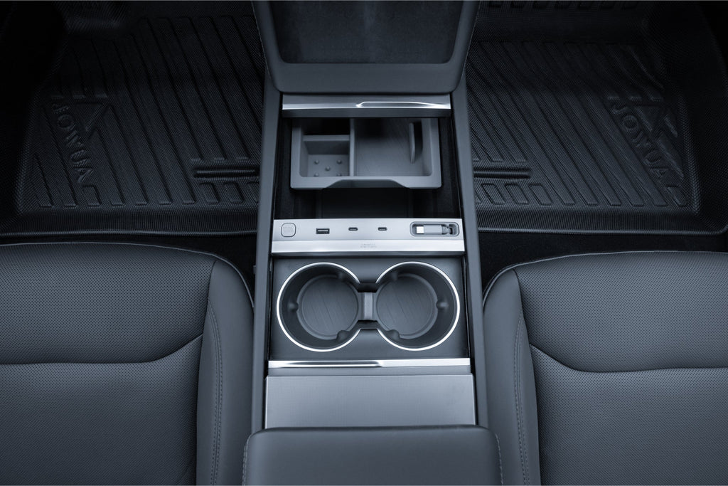 JOWUA LED Center Console Organizer Set