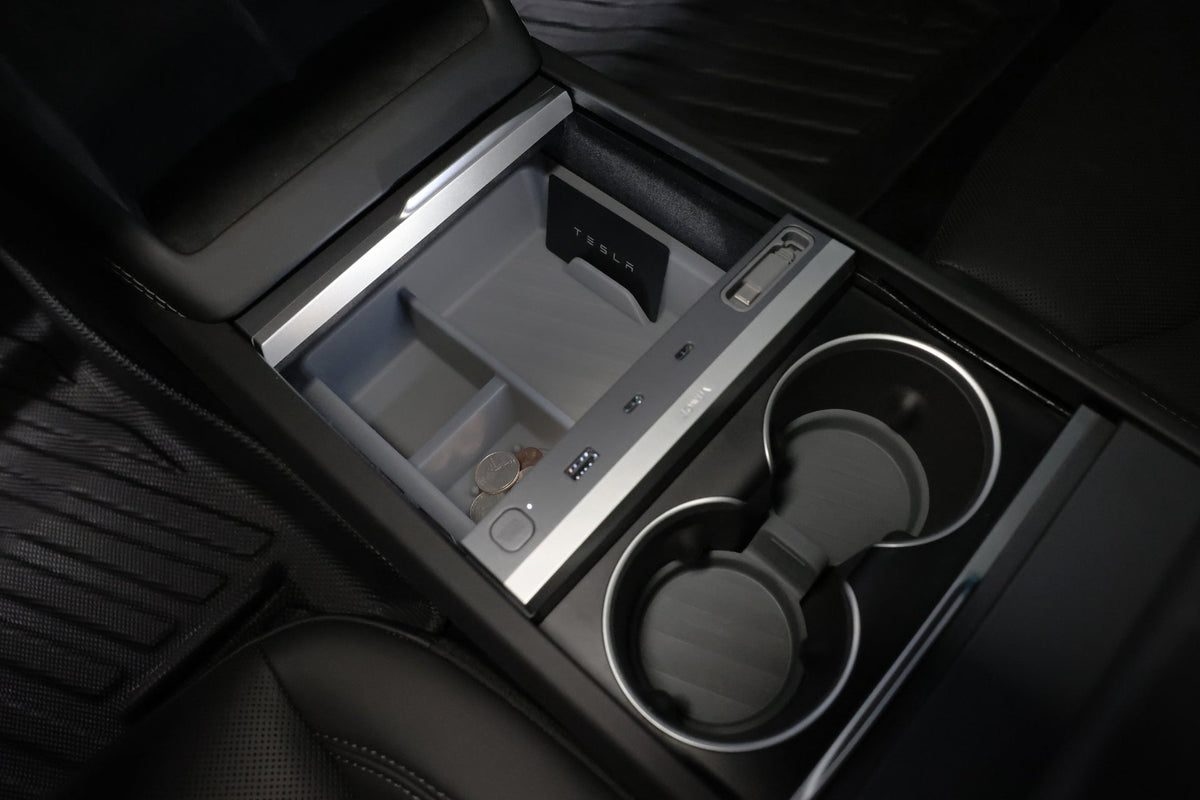 JOWUA LED Center Console Organizer Set