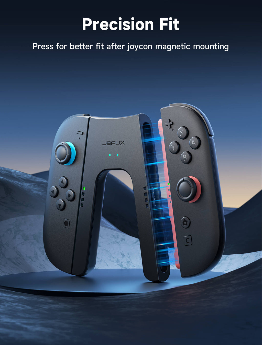 JSAUX GAMING Joy-Con Charging Grip for Switch 2