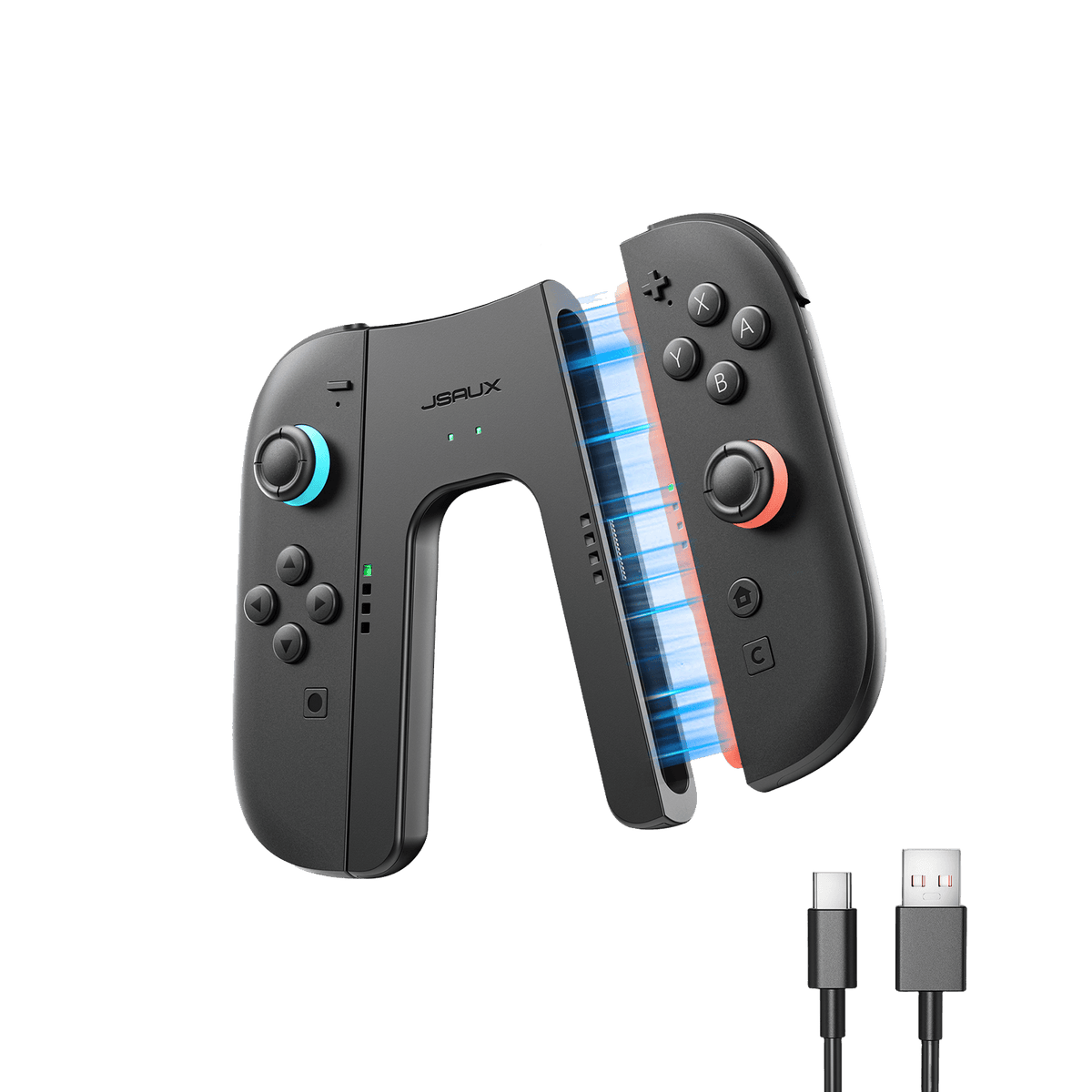 JSAUX GAMING Joy-Con Charging Grip for Switch 2