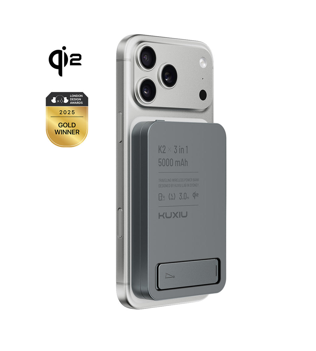 KUXIU 3-in-1 Qi2 Wireless Power Bank