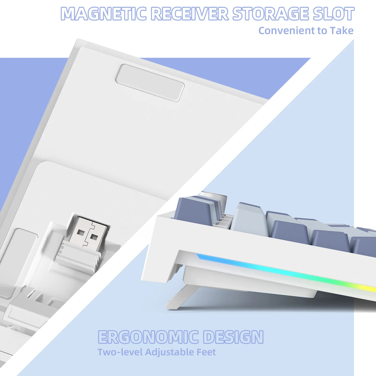 ATTACK SHARK Wireless Mechanical Keyboard