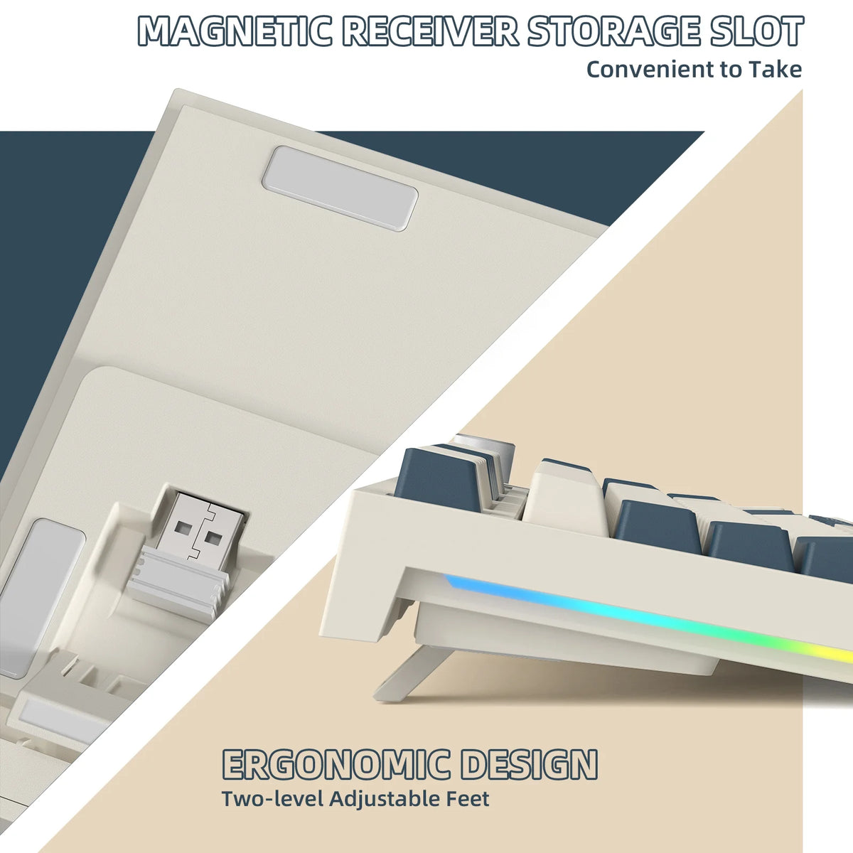 ATTACK SHARK Wireless Mechanical Keyboard