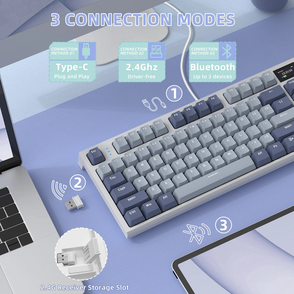 ATTACK SHARK Wireless Mechanical Keyboard
