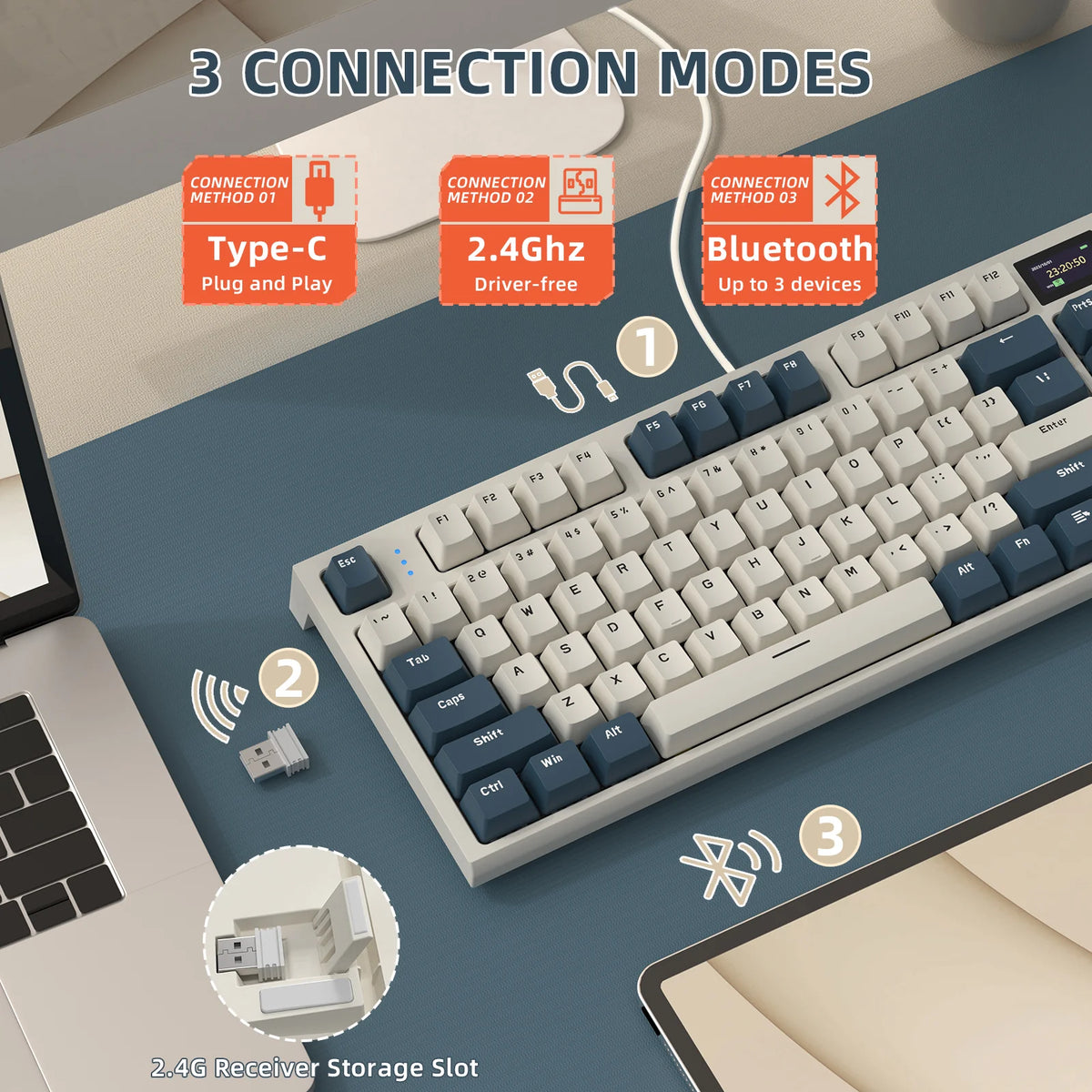 ATTACK SHARK Wireless Mechanical Keyboard