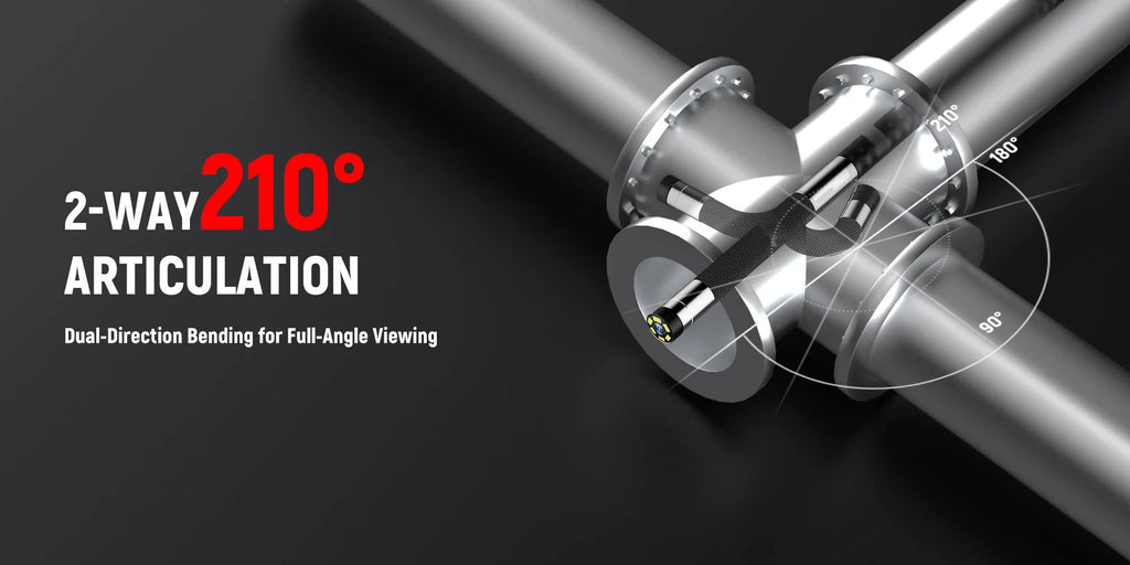 KAIWEETS Articulating Borescope Camera